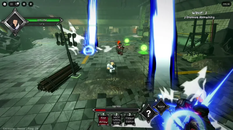 king of curses world cutting slash move from anime final quest roblox experience