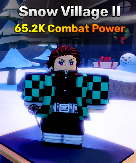 Snow Village world stage 2 in anime story roblox experience