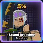 sound breather master unit in anime story roblox experience