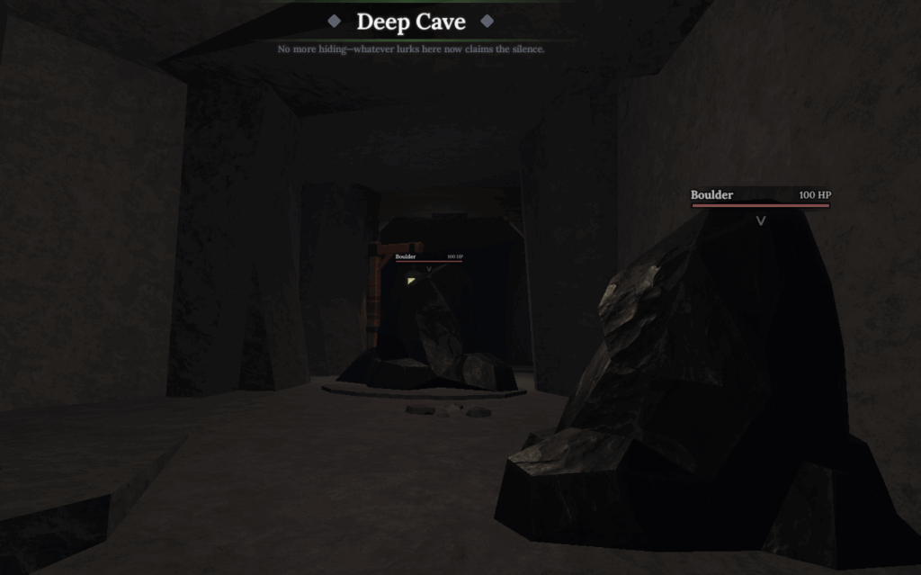 deep cave in stonewakes cross in the forge roblox experience