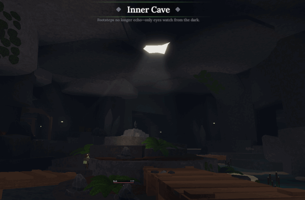 inner cave in stonewakes cross in the forge roblox experience