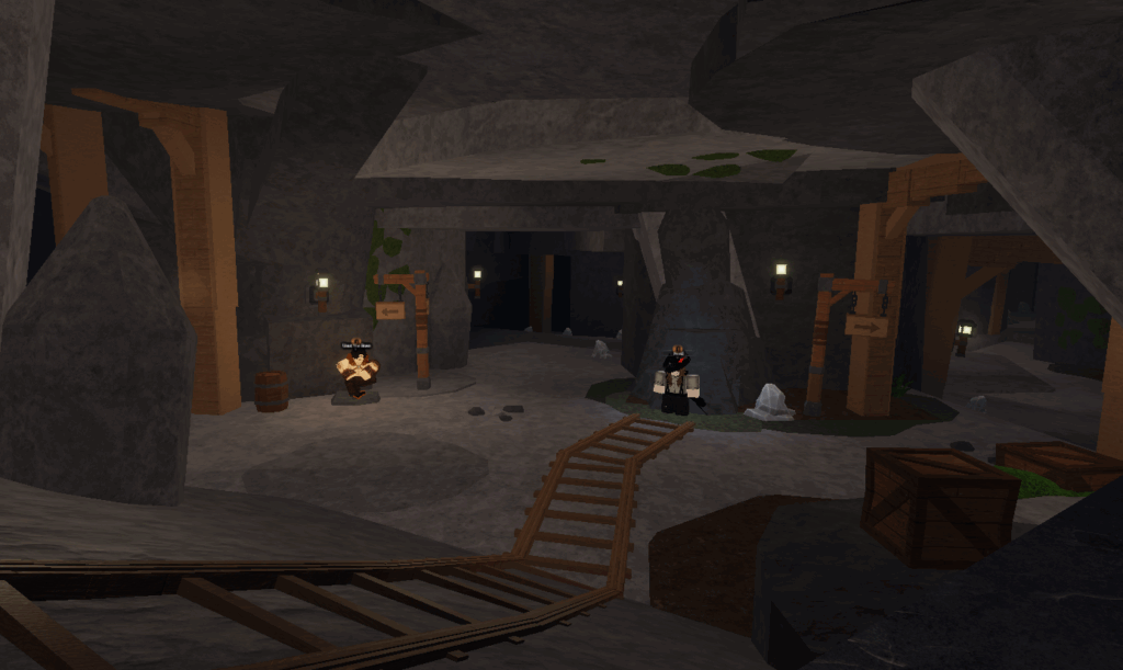 the cave in stonewakes cross in the forge roblox experience