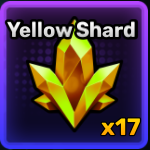 yellow shard item in anime story roblox experience