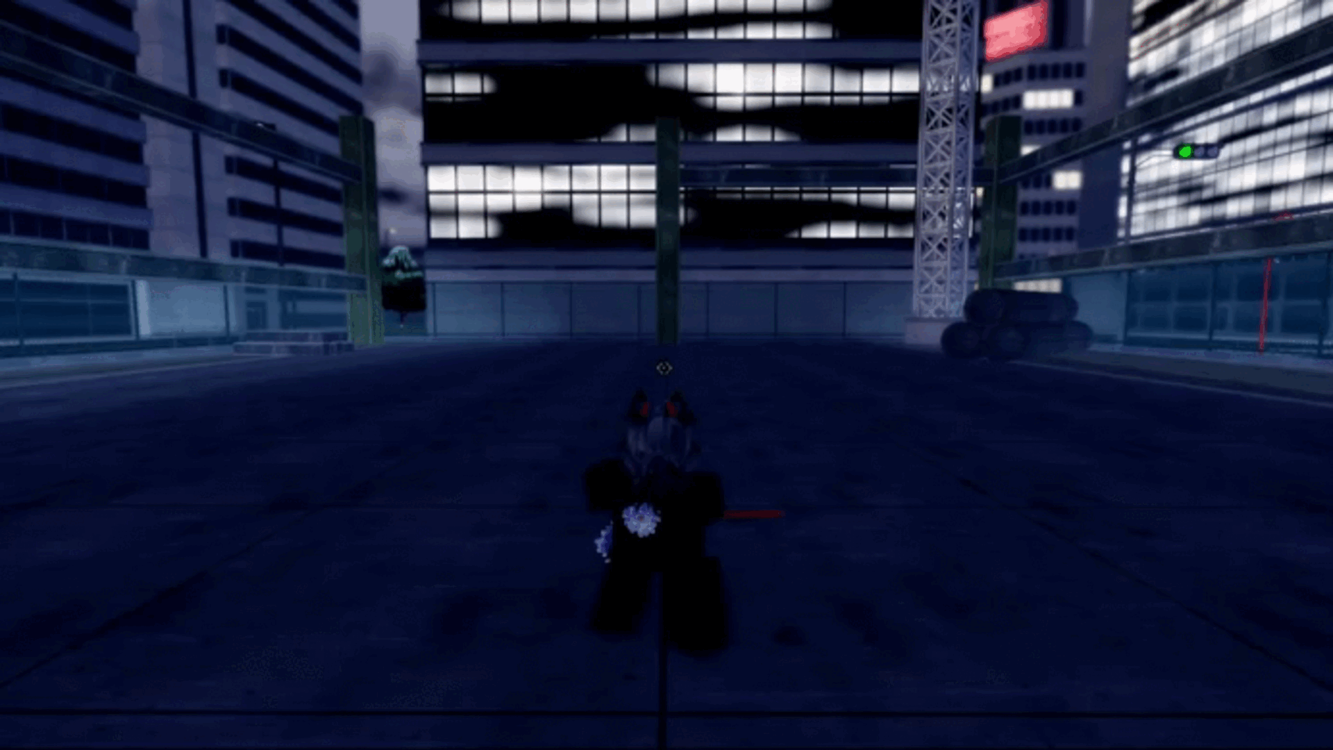 player performing Blood fiend X move in devil hunter roblox experience