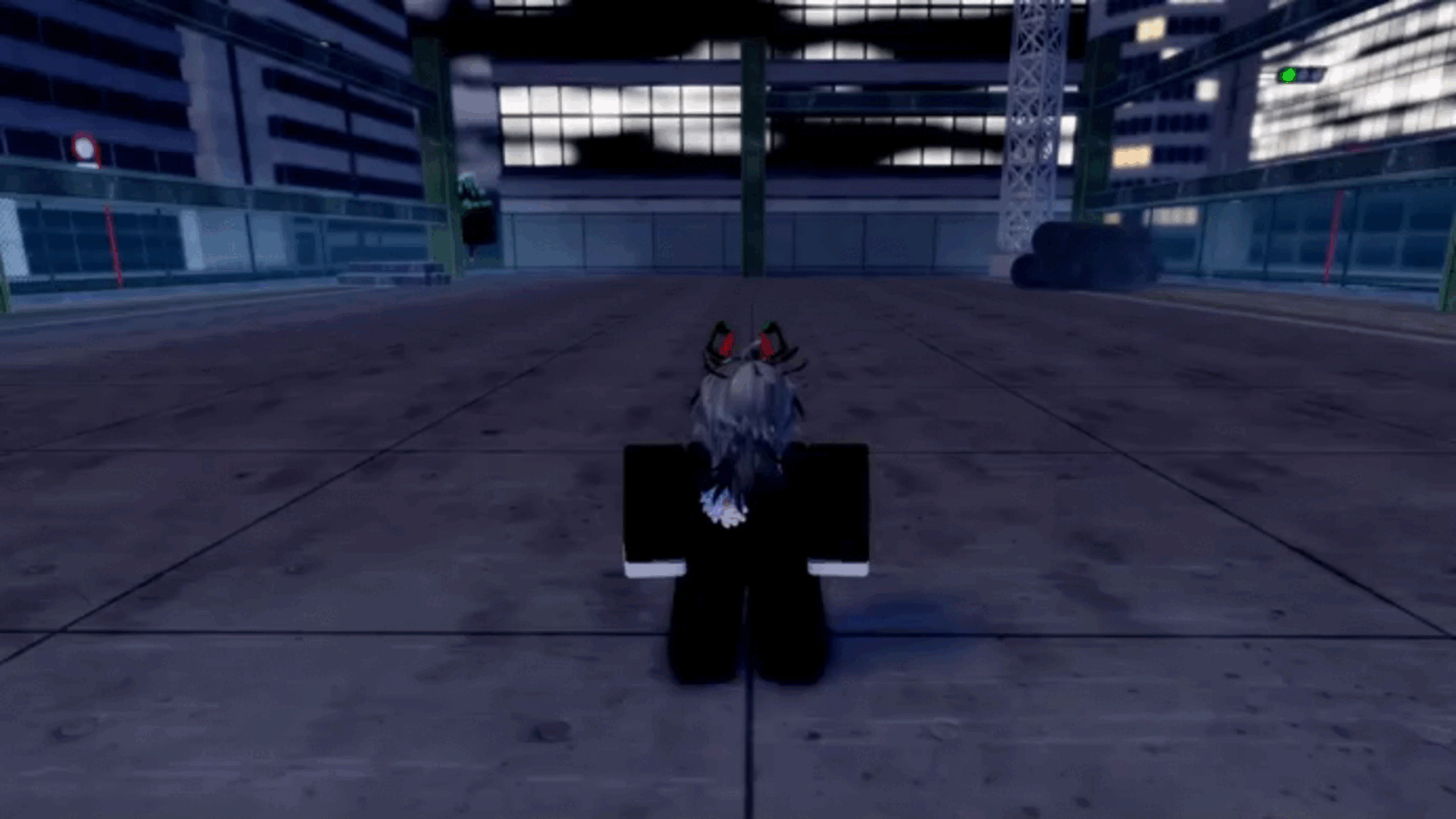 player performing Blood fiend E equip in devil hunter roblox experience