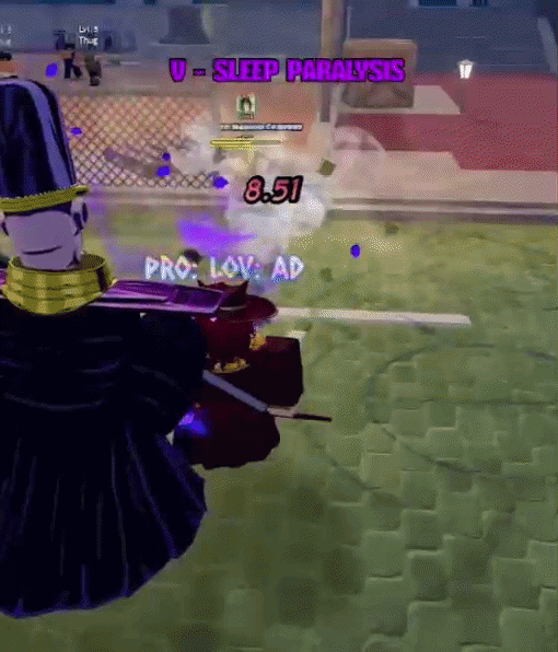Bizarre Lineage Stand Death 13 Sleep paralysis ability showcase on Roblox