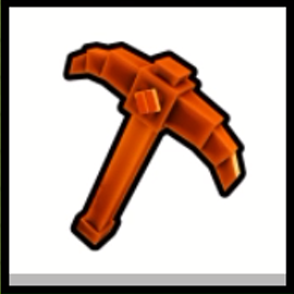 Wood Pickaxe in Break a Lucky Block