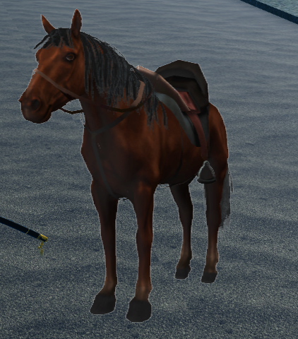 Farm Horse Mount in Dokkodo on Roblox