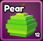 Pear food item in Catch a Monster