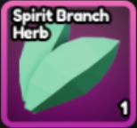 Spirit Branch Herb Evolution item in catch a monster