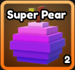 Super Pear food item in Catch a Monster