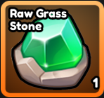Raw Grass Stone item in Catch a Monster
