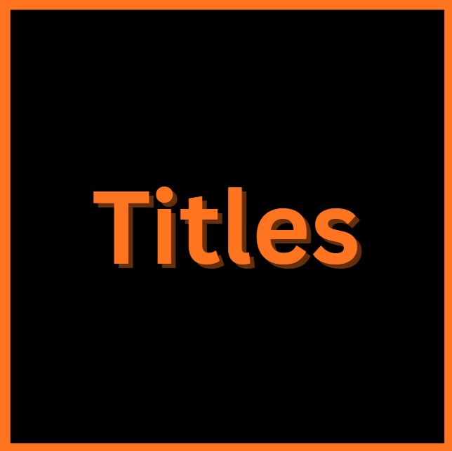 Titles