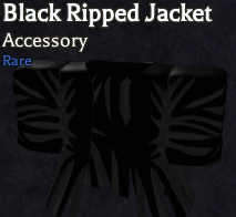 black  ripped jacket accessory in bizarre lineage