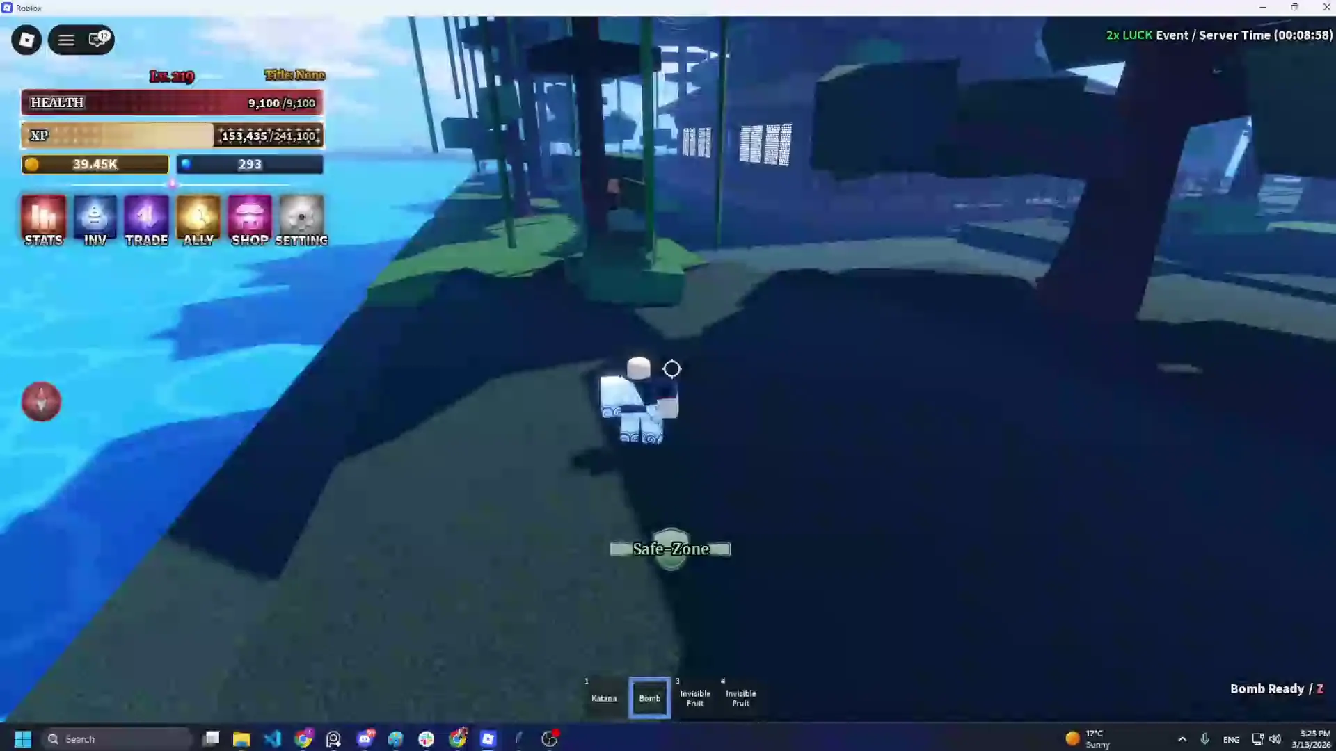 player performing z ability in sailor piece roblox experience