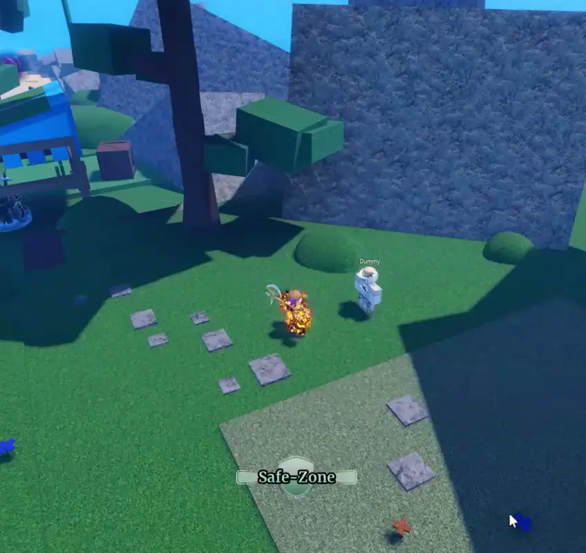 Player performing Escanor Sword Z move showcase in Sailor Piece roblox experience