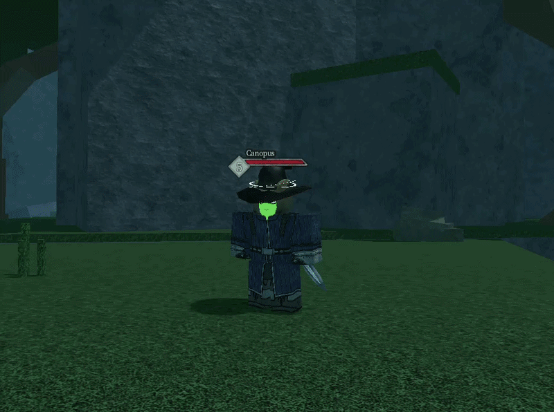 Everwind Spell Thuder Crash showcase in Roblox experience