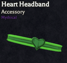 heart headband accessory in bizarre lineage