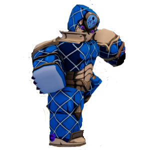 King Crimson Blue Skin in Bizarre Lineage on Roblox