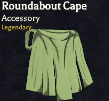 roundabout cape accessory in bizarre lineage
