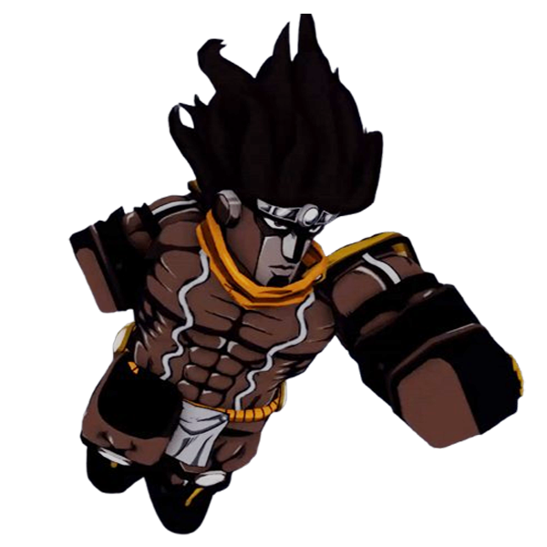 Bizarre Lineage Stand Skin Star Platinum Grayscale