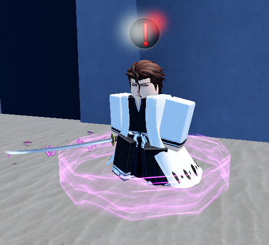 Aizen Sword Seller NPC from Sailor Piece