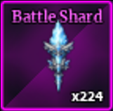 Battle Shard Item in Sailor Piece Ice Queen Update for Roblox Experience. Used to Craft the Ice Queen Sword