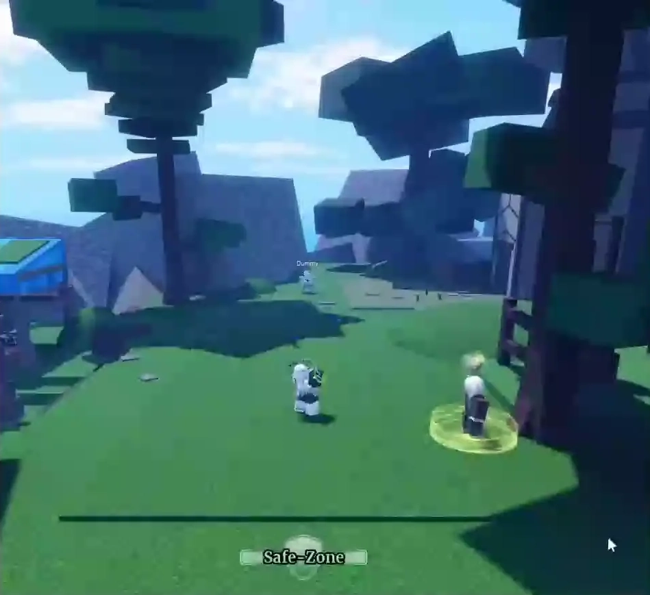 Player performing Blessed Maiden F move in Sailor Piece roblox experience