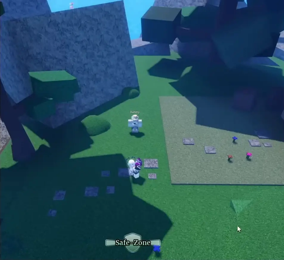 Player performing Blessed Maiden V move in Sailor Piece roblox experience