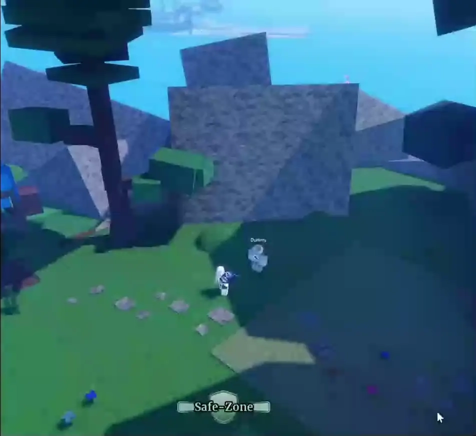 Player performing Blessed Maiden X move in Sailor Piece roblox experience