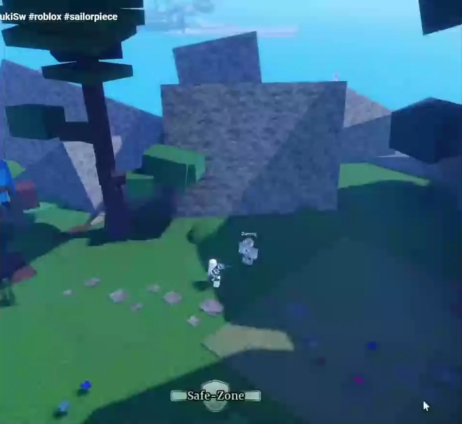 Player performing Blessed Maiden Z move in Sailor Piece roblox experience