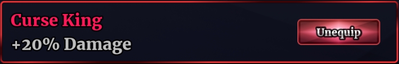 Curse King Title in Sailor Piece Roblox experience.