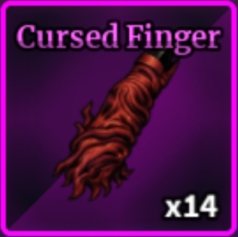Cursed Finger Item in Sailor Piece Roblox experience.