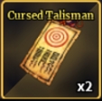 Cursed Talisman Item in Sailor Piece Roblox experience.