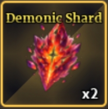 Demonic Shard Item in Sailor Piece Roblox experience.