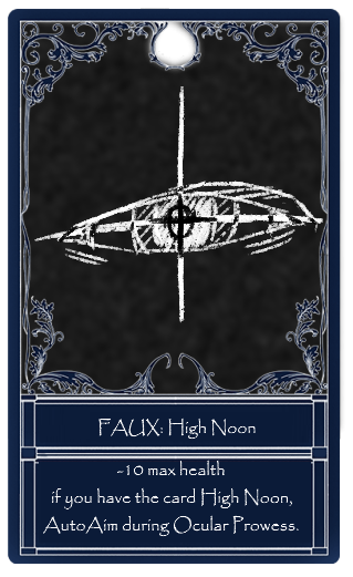 FAUX: High Noon Card from Bridger Western Roblox Experience