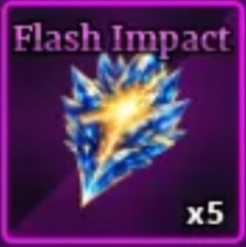 Flash Impact Item in Sailor Piece Roblox experience.