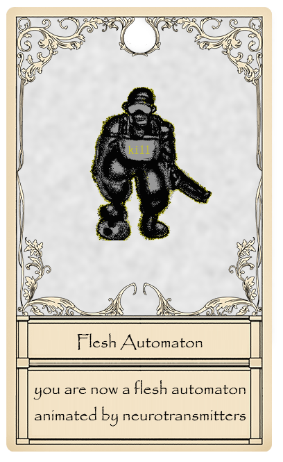 Flesh Automaton Card from Bridger Western Roblox Experience