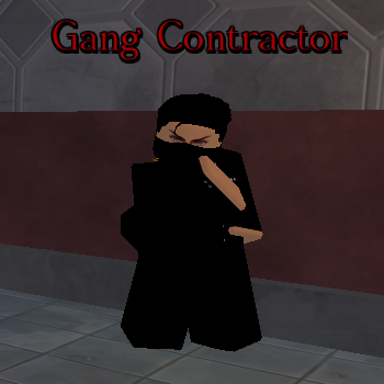Gang Contractor NPC in bizarre lineage roblox experience