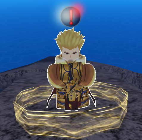Gilgamesh Melee Trainer NPC from Sailor Piece Roblox Experience