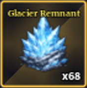 Glacier Remnant Item in Sailor Piece Ice Queen Update for Roblox Experience. Used to Craft the Ice Queen Sword