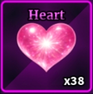 Heart Item in Sailor Piece Roblox experience.