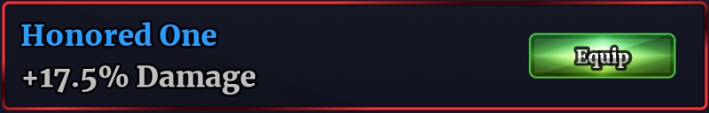 Honored One Title in Sailor Piece Roblox experience.