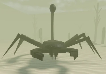 The Huge Scorpion Animal in Foresto Roblox Experience.