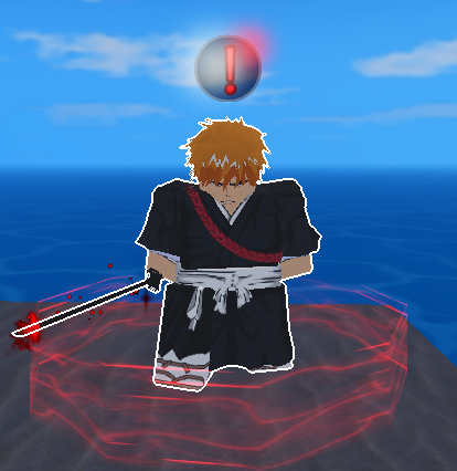 Ichigo Sword Seller NPC from Sailor Piece Roblox Experience