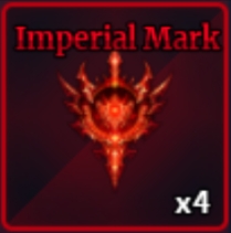 Imperial Mark Item in Sailor Piece Roblox experience.
