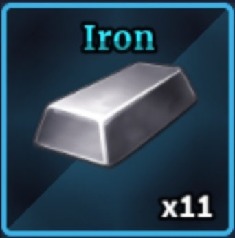Iron Item in Sailor Piece Roblox experience.