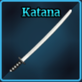 Katana Melee Combat Sword from Sailor Piece Roblox experience.
