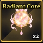 Radiant Core Item in Sailor Piece Roblox experience.