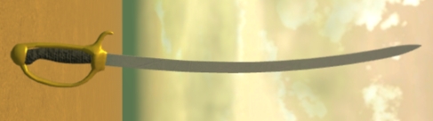 Sabre Weapon in Bridger: Western Roblox Experience.